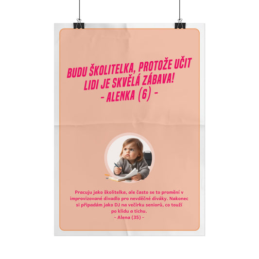 Plakát A3 pro školitelku - Profesní rozčarování školitelky