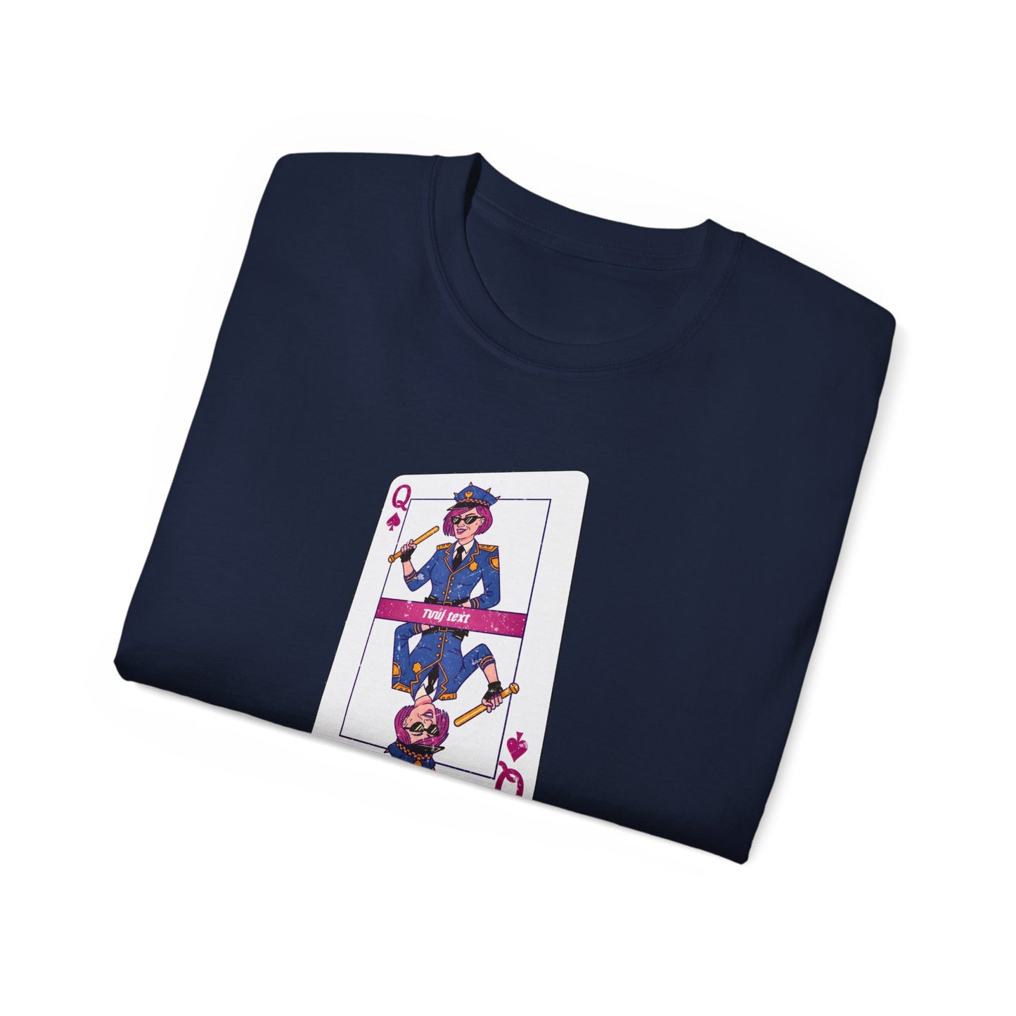 Tričko pro policistku - Poker Queen in Uniform