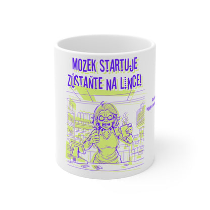 Hrnek pro vedoucího prodejny - Vedoucí a jeho mentální budíček