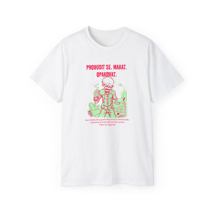 Tričko pro architekta - Probuď se. Tvoř. Zopakuj.