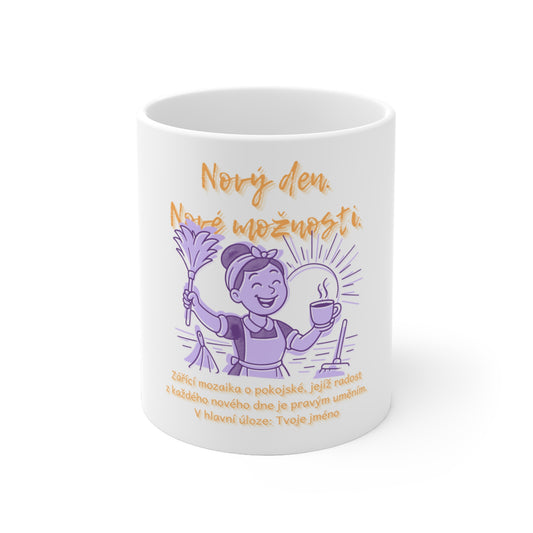 Hrneček pro pokojskou - Úsvit pokojské: Nový den. Nové možnosti.