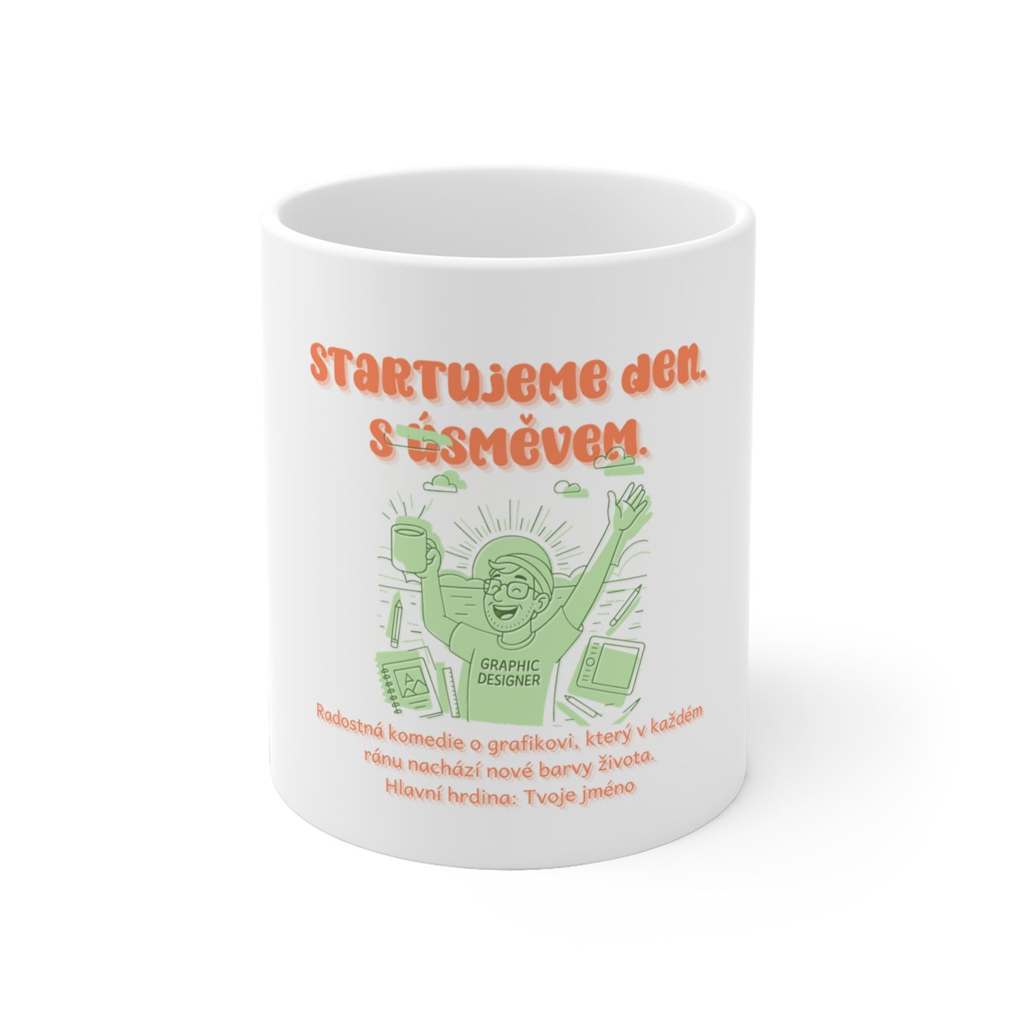 Hrneček pro grafika - Premiéra barevného úsvitu grafika