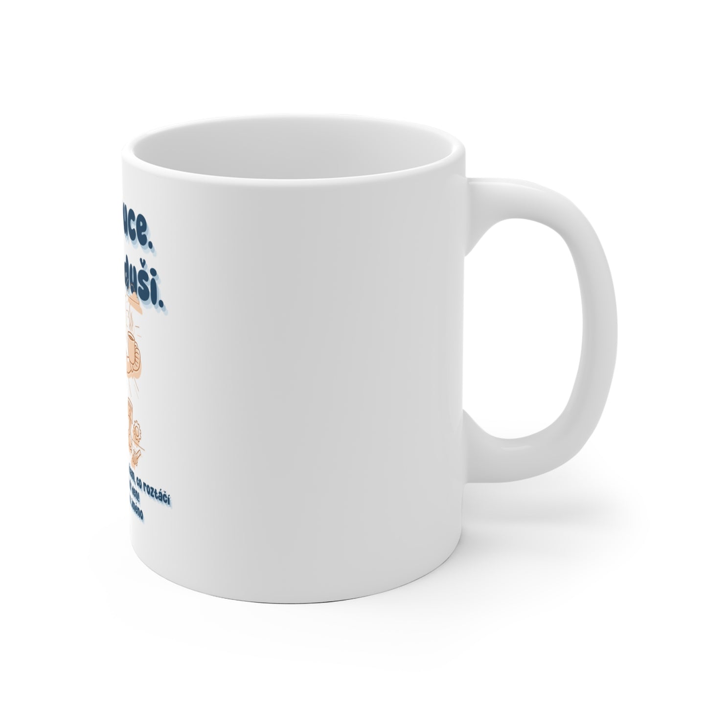 Hrnek pro automechanika - Svítání s mechanikem: Káva v ruce. Úsměv v duši.