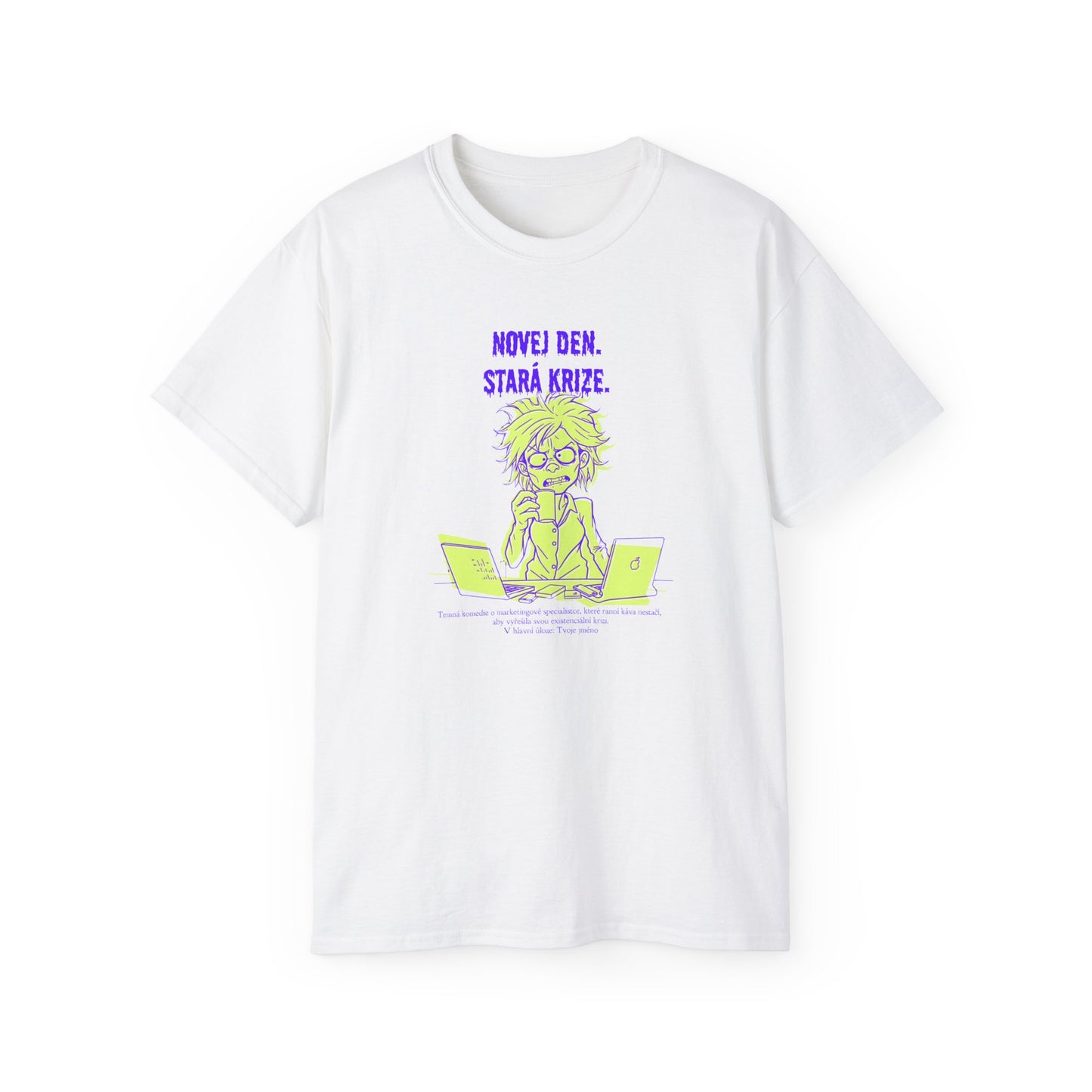 Tričko pro marketingovou specialistku - Existenciální Ráno Specialistky