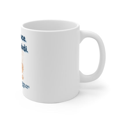 Hrnek pro soudního lékaře - Rozbřesk dne soudního lékaře: Káva v ruce. Úsměv v duši.