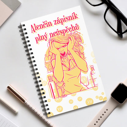 Zápisník pro barmanku - Zápisník opileckých pokusů pro barmanku