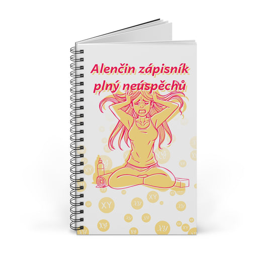 Zápisník pro jóga instruktorku - Zápisník neúspěchů pro jóga instruktorku