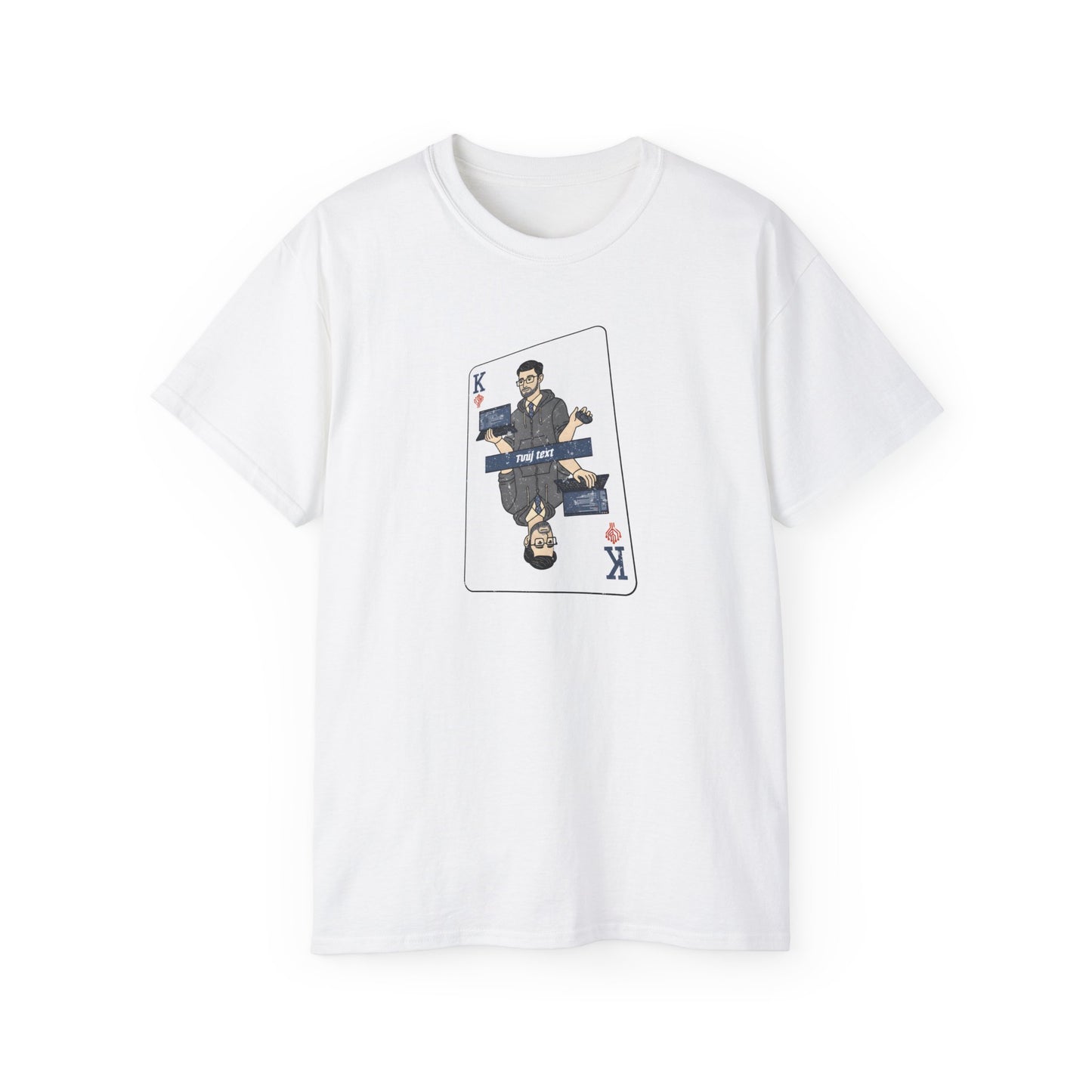 Tričko pro programátora - Král Kódu: Poker Edition