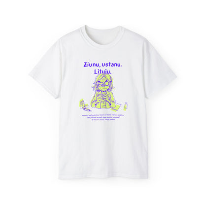 Tričko pro pečovatelku - Ranní Peklo: Kafe a Zívání