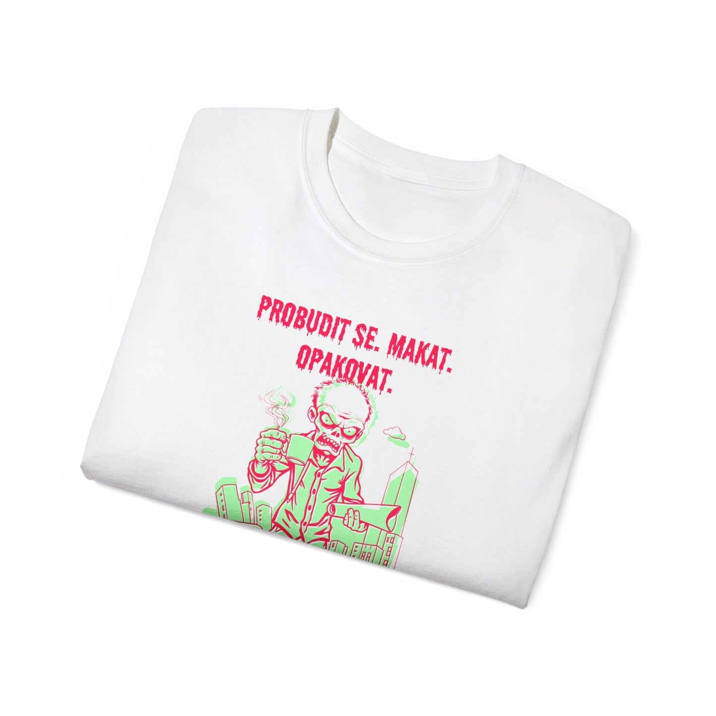 Tričko pro architekta - Probuď se. Tvoř. Zopakuj.