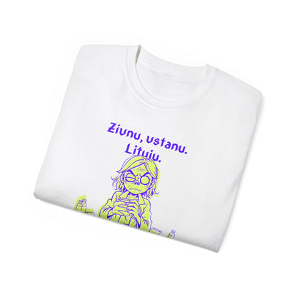 Tričko pro pečovatelku - Ranní Peklo: Kafe a Zívání