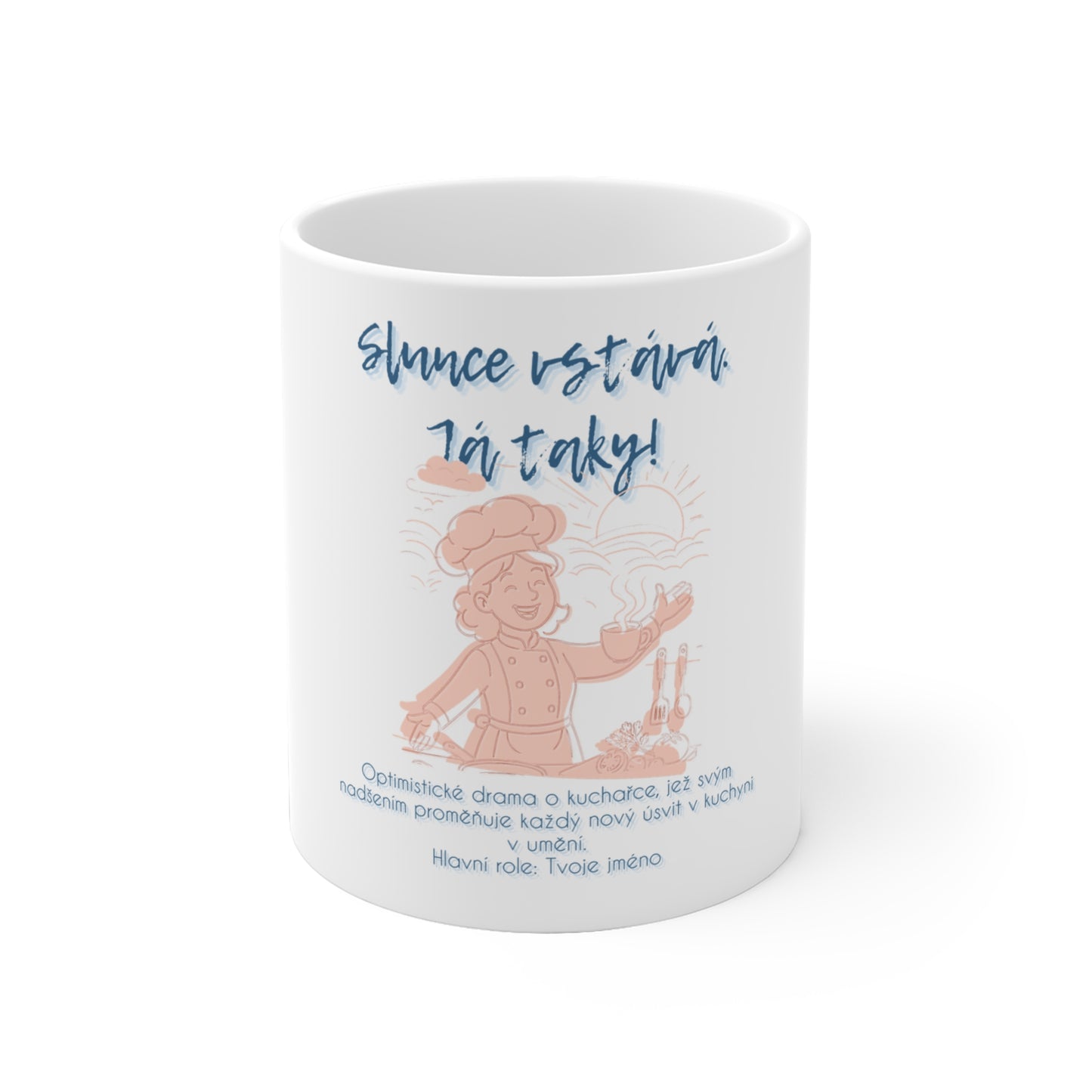 Hrnek pro kuchařku v restauraci - Úsvit kuchařky
