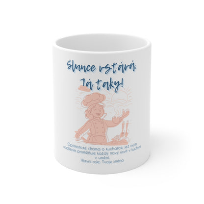 Hrnek pro kuchařku v restauraci - Úsvit kuchařky