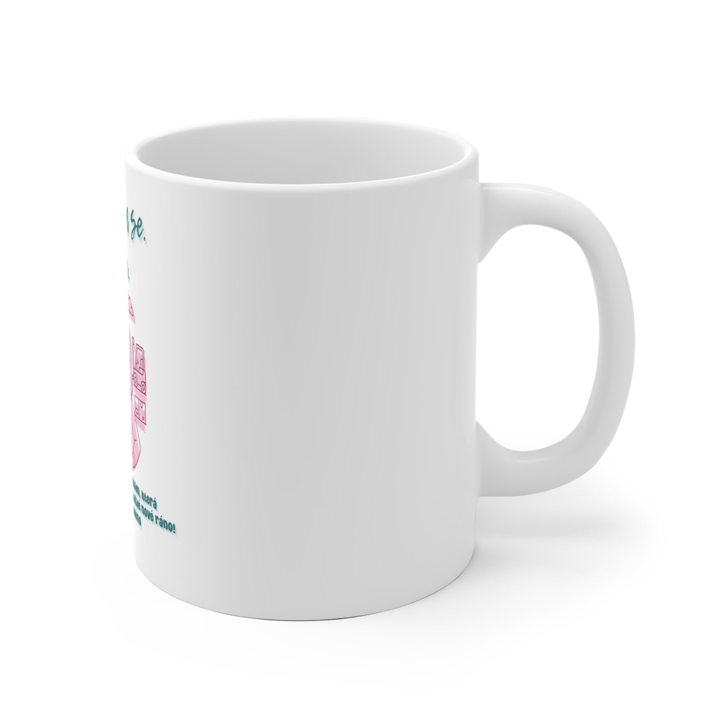 Hrnek pro vedoucího skladu - Rozbřesk vedoucí skladu: Probouzím se. Děkuju.