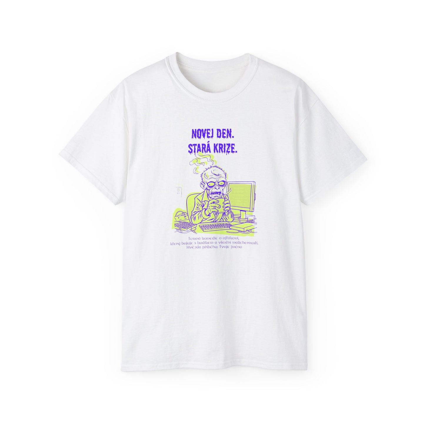 Tričko pro ajťáka - Kód a Existenční Krize