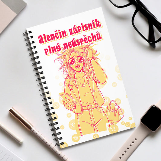 Zápisník pro influencerku - Deník životních trapasů influencerky