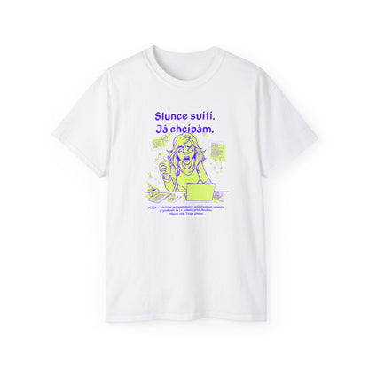 Tričko pro programátorku - Probuď se, programátorko!