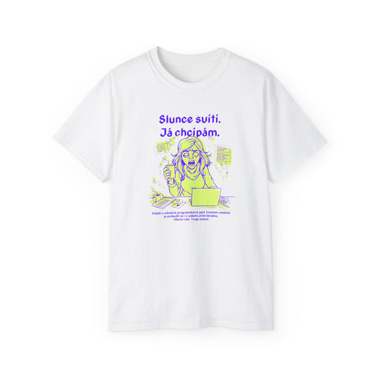 Tričko pro programátorku - Probuď se, programátorko!