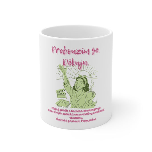 Hrneček pro herečku - Probouzím se. Děkuju. – Premiéra úsměvu herečky