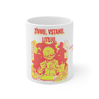 Hrneček pro grafika - Grafikův ranní boj